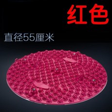 圓形指壓板 足底按摩墊, 高品質圓形直徑55紅色, 1個
