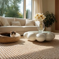 얼룩 미끄럼 반려동물 발톱 방지 카펫 - 침실/거실/현관용