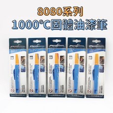 Pica 8080系列 耐溫1000ºC 固體油漆筆 膠性永久標識工程筆, 8083 黑色, 1個