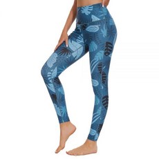 Ubestyle UPF 50+ 하이 웨이스트 여성용 수영 팬츠 수영 레깅스 수영 타이즈 래쉬가드 팬츠 자외선 차단 몬스테라 프린트