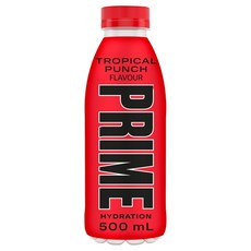 Prime 영국 프라임 트로피칼 펀치 열대과일 스포츠 이온 드링크, 4개, 500ml