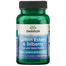 Swanson 斯旺森 葉黃素酯&山桑子複方軟膠囊, 120顆, 1罐