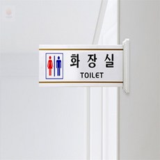 고프로컬렉션 양면 화장실 표지판 화장실간판, 그림 - 남여