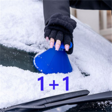 자동차 스크래퍼 차량용 성에 눈제거기 긁개 유리제설, 2개입