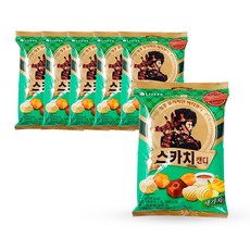 스카치 캔디 세가지맛 157g x 6개 롯데웰푸드 커피맛사탕, 1g, 1개