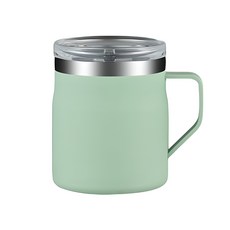 워터하마 스테인리스 데스크 머그컵 텀블러 450ml, 말차그린, 1개