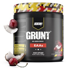 redcon1 GRUNT EAAs必需胺基酸補充粉 椰子櫻桃口味, 1個, 285g