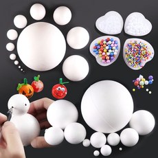 스치로폼공 스티로폼공 백색 스치공 우드락폼 폼볼 사이즈 16종, 스치로폴공 120mm