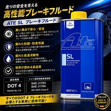 ATE DOT4 SL 煞車油 高性能煞車油, 1個