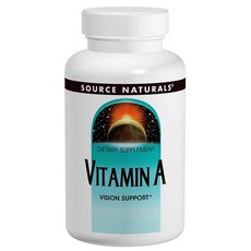 SOURCE NATURALS 維他命A錠 10000IU, 1組, 250顆