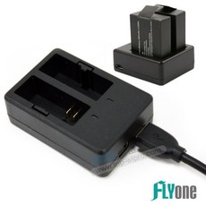 SJCAM 原廠 雙孔座充充電器 適用 SJ4000 SJ5000 M10 系列, 1個