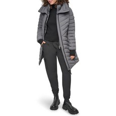 DKNY 여성용 빕 프론트 경량 퍼퍼 블랙. XS 319607 7927278456