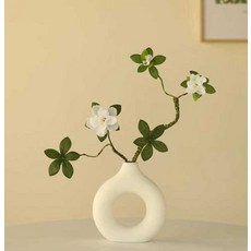 인조나무 탁상용 식물 나무 실내 장식 인조목, 인공 녹색 꽃봉오리, 1개