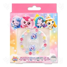 캐치티니핑 쥬얼리 반지 팔찌 세트, 1개, 빛나핑