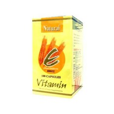 Natural Vitamin E 400IU 膠囊食品, 1個