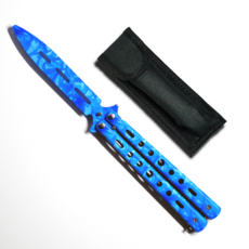 타이거피스트 대거 발리송 히어로즈 트레이너 버터플라이나이프 나비칼 파우치포함, 8. 스카이