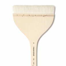 미즈누아 백붓 150mm 1개 수채화 납작붓 먼지제거 화방