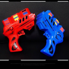 장난감총 연발 소프트건 총알 세트(2p) 14세 이상, 레드 + 블루, 1개