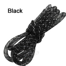 부드러운 메쉬 튜브 틴셀 마일라 관형 플라이 타이 낚시 바디 장식 DIY 공예 용품 10 야드 8mm 16 색, Black, [07] Black