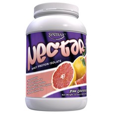 SYNTRAX Nectar 乳清蛋白分離蛋白補充粉紅葡萄柚, 1個, 907克