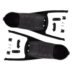 Leaderfins FORZA 短龍骨腳套 含螺絲配件, 黑色,EU33-34, 1個