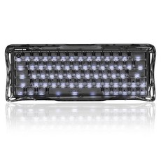 GravaStar Mercury V60 마그네틱 게이밍 키보드 8000Hz 폴링 속도 홀 효과 스위치가 있는 빠른 트리거 0.005mm 정밀도 핫 스왑 가능 RGB 윈