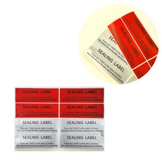 오픈 개봉 반품 방지 경고 씰링 실링 라벨 봉인 보이드 스티커 4P 테이프 패치 봉인씰 WARNING, 1개, 4개, B 실버