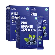 뉴트리너스 리얼 블루베리 퓨레 100%, 20g, 42개