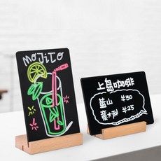 手寫黑板立牌 兩種角度 A4/A5/A6 重複書寫 廣告立牌 桌上立牌 告示牌 立牌 小黑板 文宣架, A4(兩檔角度)