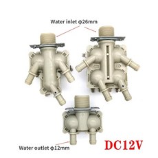 DC12V 세탁기 입구 밸브 LG 드럼 세탁기 교체 부품 용 DC 솔레노이드 밸브, 1개