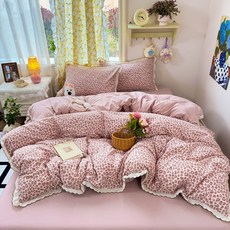 혜신 레이스 이불커버세트 부드러운 사계절 침구세트