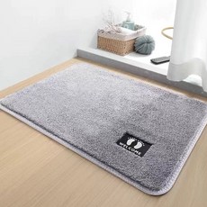 ErrifY 빨아쓰는 발매트 물세탁 화장실 주방, 그레이