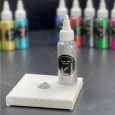 金羽毛 鐳射晶鑽極閃亮粉 台灣製 流體畫DIY亮片 幻彩聖誕節亮粉 星光灑粉 閃亮變色, 銀葉菊