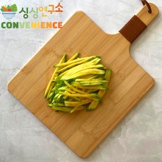 싱싱연구소 국내산 애호박 채썰기 당일손질(냉장), 1개, 150g