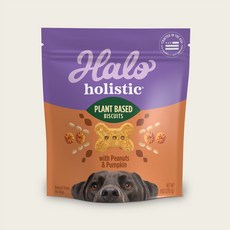 Halo 嘿囉 狗餅乾低敏舒膚南瓜花生酥餅, 226g, 1個, 南瓜花生口味