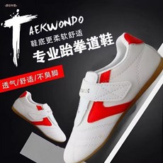 專業跆拳道鞋 兒童男女散打武術訓練軟底鞋