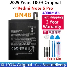 XIAOMI 호환 Mi Redmi 용 기존 배터리 참고 5 6 7 8 8T 9 9S 9T 9A 9C 10 Pocophone Poco F1 F3 X3 POCO M2, 01 빠른, 06 BN48 Redmi Note 6Pro