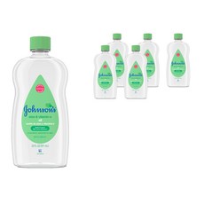 존슨즈베이비 오일 알로에 & 비타민E, 591ml, 6개