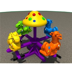 놀이터 그네 키즈카페 카페 레드 대형 놀이기구 야외, Z. 조랑말 4인 130x180cm, 1개