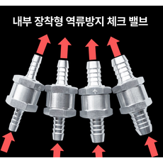 언더독5 체크밸브 역류방지 오일 간편설치, 1개