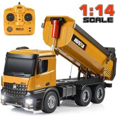 rc 카 트럭 오프로드 huina 1573 car 114 2 4ghz 10ch 굴삭기, 1배터리, 1개