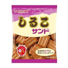 마쓰나가 제과 시루코 샌드 60g 비스킷 쿠키 파이 일본 간식 과자, 1개