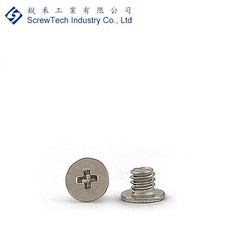 【銳禾】工廠直營 M2x2 鍍鎳 100入 I頭 十字槽 機械牙 特殊螺絲 IAM0200201A, 1個