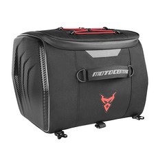 오토바이 리어백 바이크 스쿠터 전면 포론트 탑박스 겸용 25L 라이더 헬멧 박스 가방, 레드