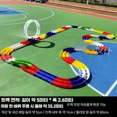 미니카 레일 rc 경주장 스피드 서킷 도로 시합 자동차, 10.스타트랙이중교차로및단일루프세트, 1개