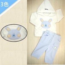 Alee Baby粉彩帽子套裝(3色)上衣/褲子/外出服/居家服/長袖/幼兒/寶寶/秋冬【DL5013】