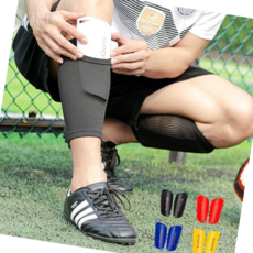 축구보호대 축구 보호가드 정강이 보호대 풋살보호 아대 가드 2P, 레드