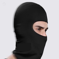 오토바이 스포츠 바라클라바 마스크, 블랙, 1개