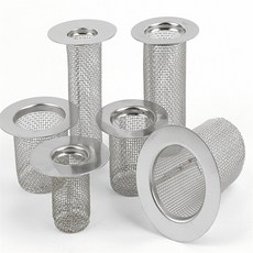 라포픽 스텐 미니 배수구망 욕조거름망, 2.5 x 4cm