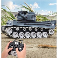 무선탱크 RC 탱크 원격제어 독일 전차 키덜트 배틀탱크 장갑차, 배터리 2, M1A2, 1개
